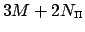 $ 3M+2N_{\text{\tiny $\Pi$}}$