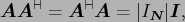 $\displaystyle \ensuremath{\boldsymbol{A}} \ensuremath{\boldsymbol{A}}^{{\vdash ...
...ol{A}}= \vert I_{\ensuremath{\boldsymbol{N}}}\vert \ensuremath{\boldsymbol{I}},$