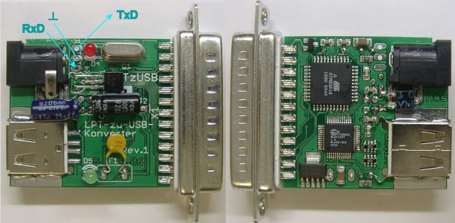 Конвертер LPT в USB 1 метр