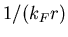 $1/(k_Fr)$