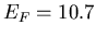 $E_F=10.7$