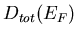 $D_{tot}(E_F)$