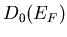 $D_0(E_F)$