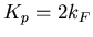 $K_p = 2 k_F$