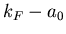 $k_F-a_0$