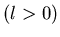 $(l>0)$