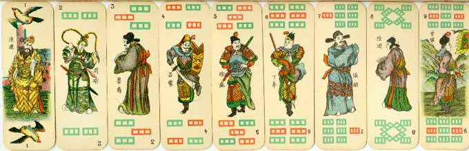 Ein Mah-Jongg-Kartenspiel - mit Dank an Marcellinus Prien