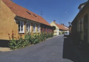 typische Straße - nicht nur für Rønne